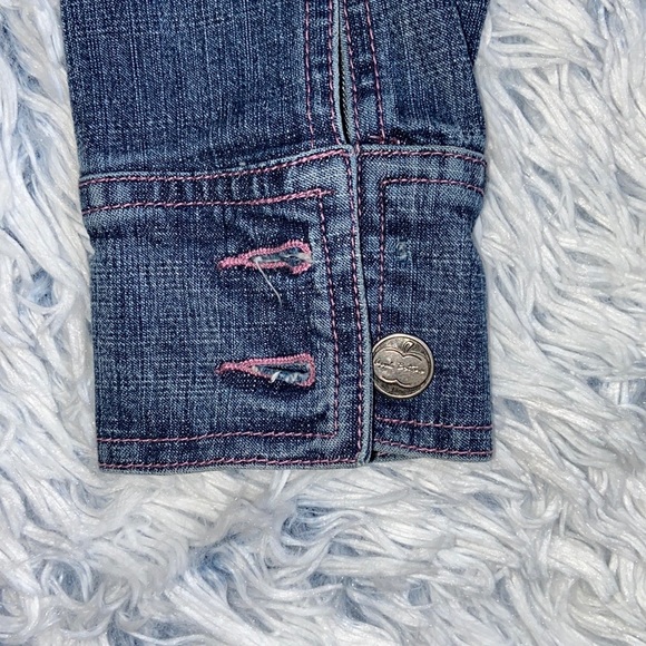 Apple Bottoms Blue Jean Jacket Medium - Picture 7 of 9